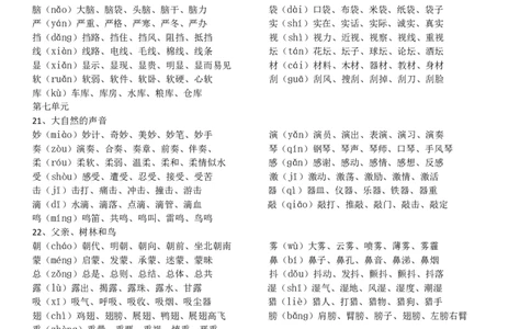 部编版小学三年级语文下册生字注音及组词_三年级上下册资料_三年级上语数英上下册学习资料_3-8-2、小学三年级语文下册_统编、部编、人教（语文全国统一只有一个版）_6、专项练习