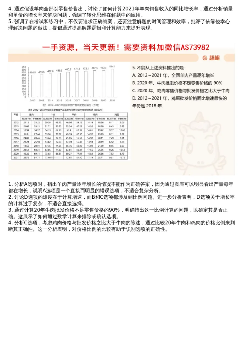 13.套题讲解6_文字解析版_2026考公资料_（05）超格_行测申论2025超格合集(行测&申论&政治理论)_行测申论2025省考超格超大杯刷题课（五合一）_超格五合一文字解析版_资料分析