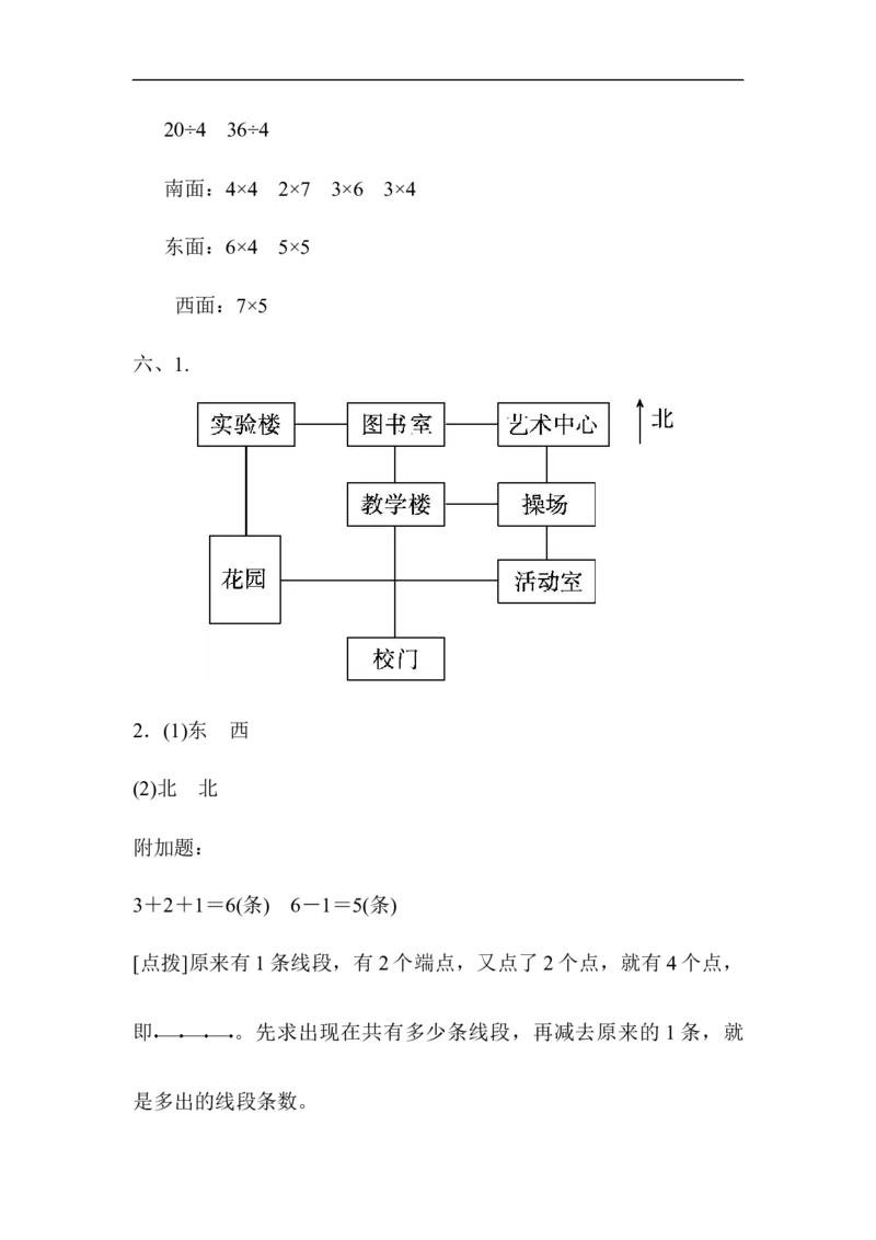 期末总复习模块过关卷图形与几何_二年级上下册资料_小学二年级学习资料-25年更新版_2-03、小学二年级数学上册_2-3-2、练习题、作业、试题、试卷_青岛63版_专项练习
