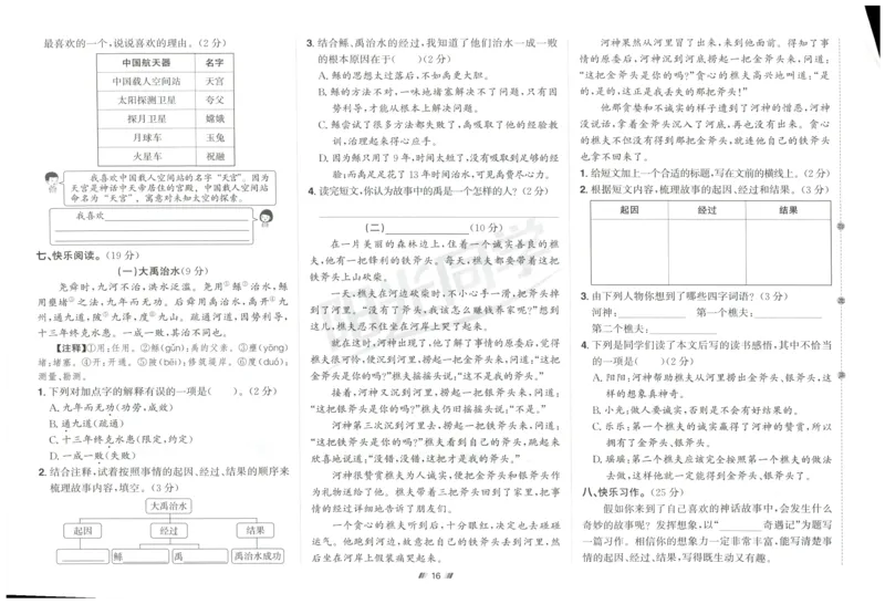 四年级语文上册人教版25秋《阳光同学提优新卷》_25秋小学语数英习题试卷_语文_语文《阳光同学提优新卷》_四年级语文上册人教版25秋《阳光同学提优新卷》
