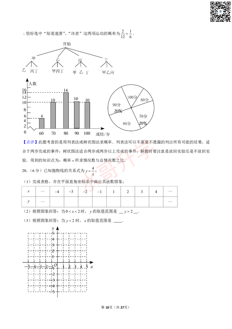 23-24学年番禺区京师奥园南奥实验学校九年级（上）11月考数学试卷（含答案）_广州九上月考+期中+期末+一模二模+中考真题_初三上十月十二月考