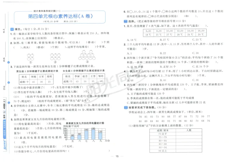 试卷_25秋小学语数英习题试卷_数学_苏教版_数学《阳光同学全优好卷》苏教25秋(1)_2025秋《阳光同学全优好卷》数学4上SJ