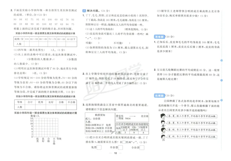 试卷_25秋小学语数英习题试卷_数学_苏教版_数学《阳光同学全优好卷》苏教25秋(1)_2025秋《阳光同学全优好卷》数学4上SJ