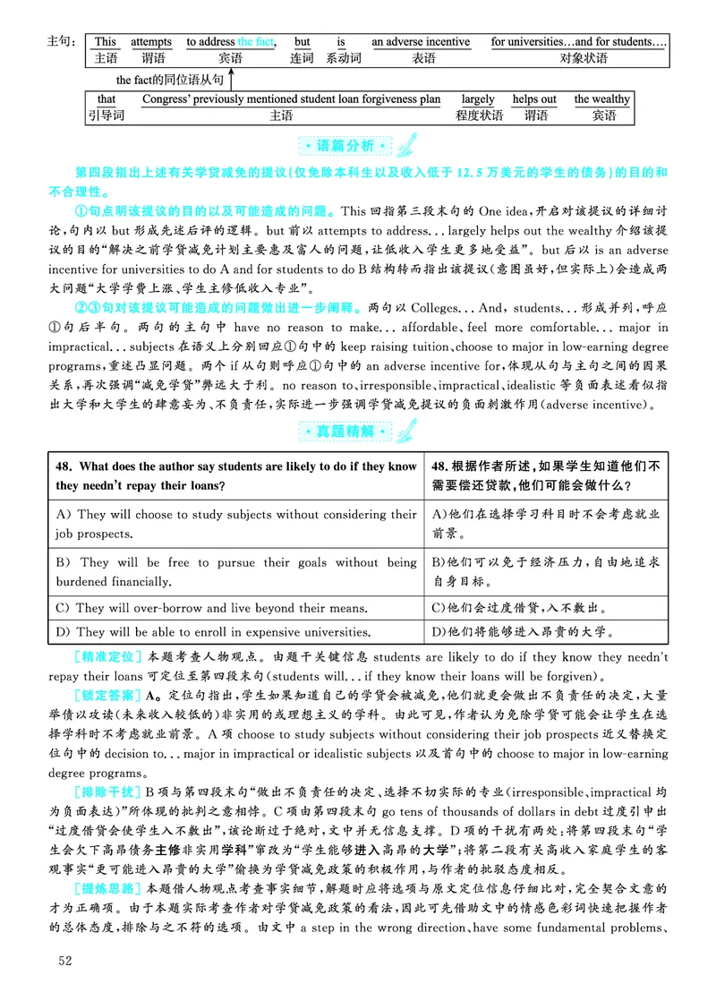 2022.12英语六级仔细阅读解析第2套_六级_六级仔细阅读_旧英语六级仔细阅读_六级仔细阅读真题解析