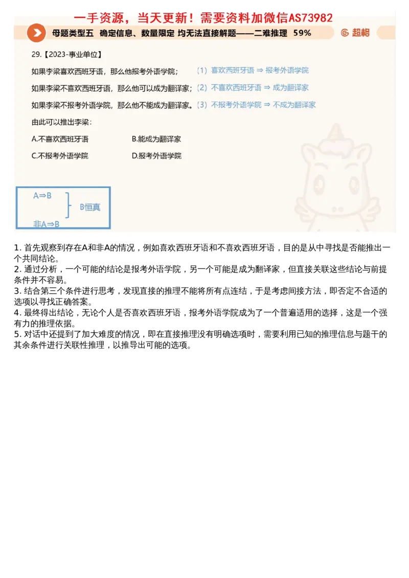 08.判断专项刷题2_文字解析版_2026考公资料_（05）超格_行测申论2025超格合集(行测&申论&政治理论)_行测申论2025省考超格超大杯刷题课（五合一）_超格五合一文字解析版_判断