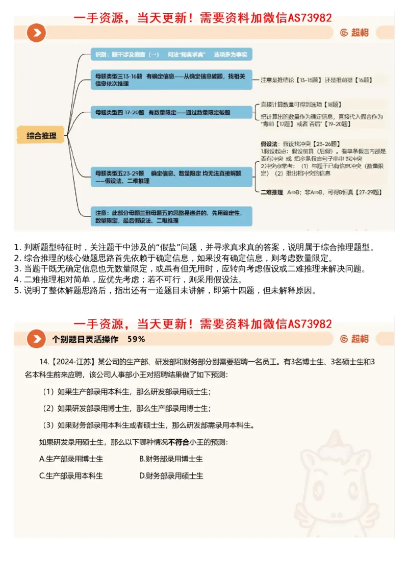 08.判断专项刷题2_文字解析版_2026考公资料_（05）超格_行测申论2025超格合集(行测&申论&政治理论)_行测申论2025省考超格超大杯刷题课（五合一）_超格五合一文字解析版_判断