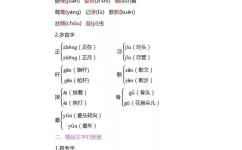 部编版三年级语文下册全册知识要点汇总_三年级上下册资料_小学三年级学习资料-25年更新版_3-02、小学三年级语文下册_3-2-1、学习资料、复习、知识点、归纳汇总_语文-知识汇总