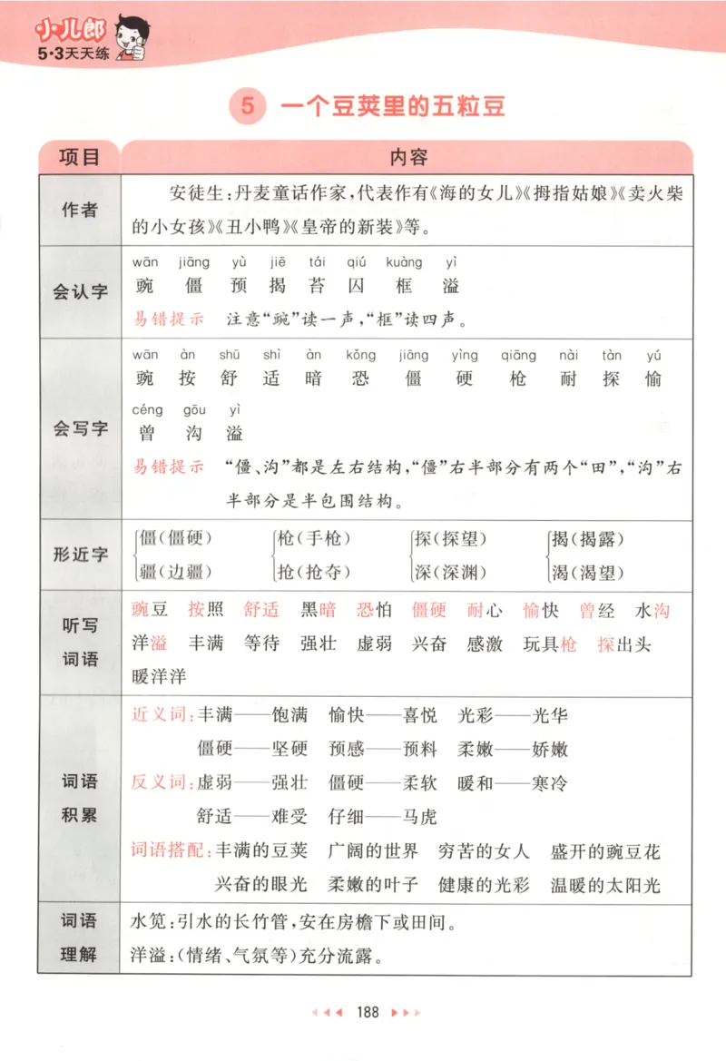 四年级语文上册人教版25秋《53天天练》课堂笔记_25秋小学语数英习题试卷_语文_1-6年级语文上册人教版25秋《53天天练》_四年级语文上册人教版25秋《53天天练》
