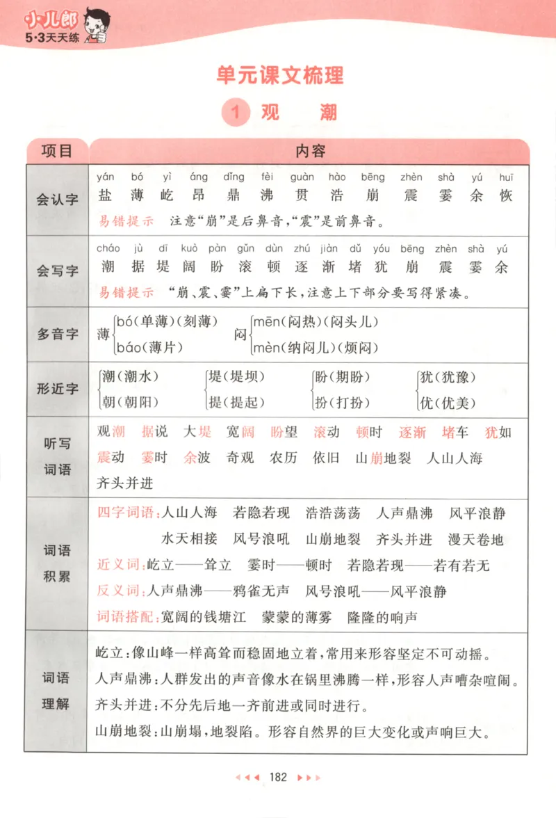 四年级语文上册人教版25秋《53天天练》课堂笔记_25秋小学语数英习题试卷_语文_1-6年级语文上册人教版25秋《53天天练》_四年级语文上册人教版25秋《53天天练》