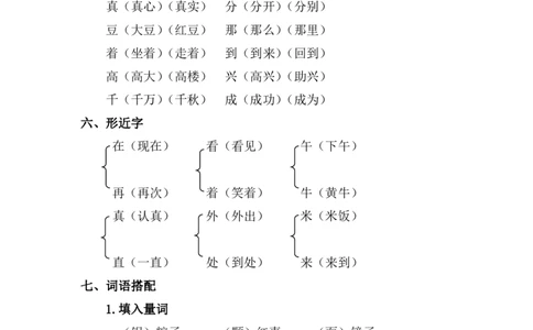 第四单元复习重点_一年级上下册资料_一年级上语数英上下册学习资料_3-6-2、小学一年级语文下册_统编、部编、人教（语文全国统一只有一个版）_1、知识点总结_单元知识点