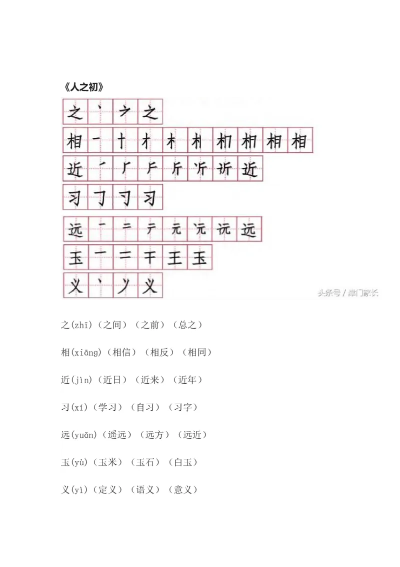 笔顺、生字、拼音、组词资料_一年级上下册资料_一年级上语数英上下册学习资料_3-6-2、小学一年级语文下册_统编、部编、人教（语文全国统一只有一个版）_1、知识点总结_专项-字词句子