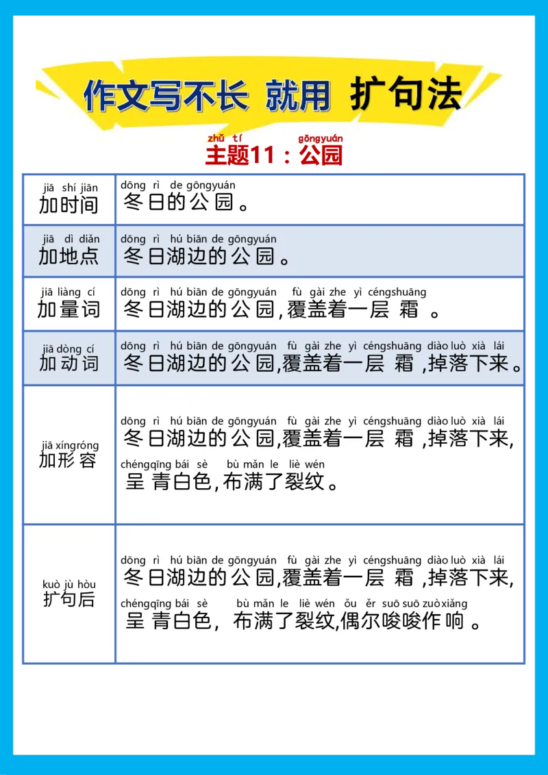每日晨读注音（扩句法）精选28页_一年级上下册资料_小学一年级学习资料-25年更新版_1-01、小学一年级语文上册_10、每日晨读_每日晨读注音