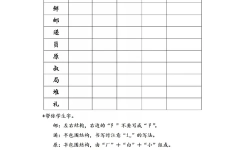 统编版语文二年级下册全部课文预习单_二年级上下册资料_小学二年级学习资料-25年更新版_2-02、小学二年级语文下册_2-2-1、复习、知识点、归纳汇总