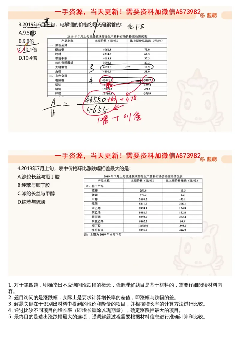 10.套题讲解3_文字解析版_2026考公资料_（05）超格_行测申论2025超格合集(行测&申论&政治理论)_行测申论2025省考超格超大杯刷题课（五合一）_超格五合一文字解析版_资料分析
