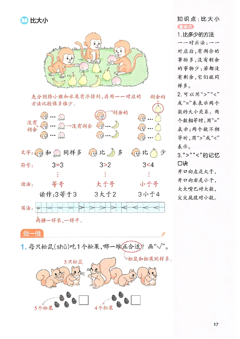 课堂预习笔记数学人教一年级_25秋《一本预习笔记》语数外，人教，北师1-6上_25秋《一本预习笔记》数学人教版1-6_一年级预习笔记数学人教