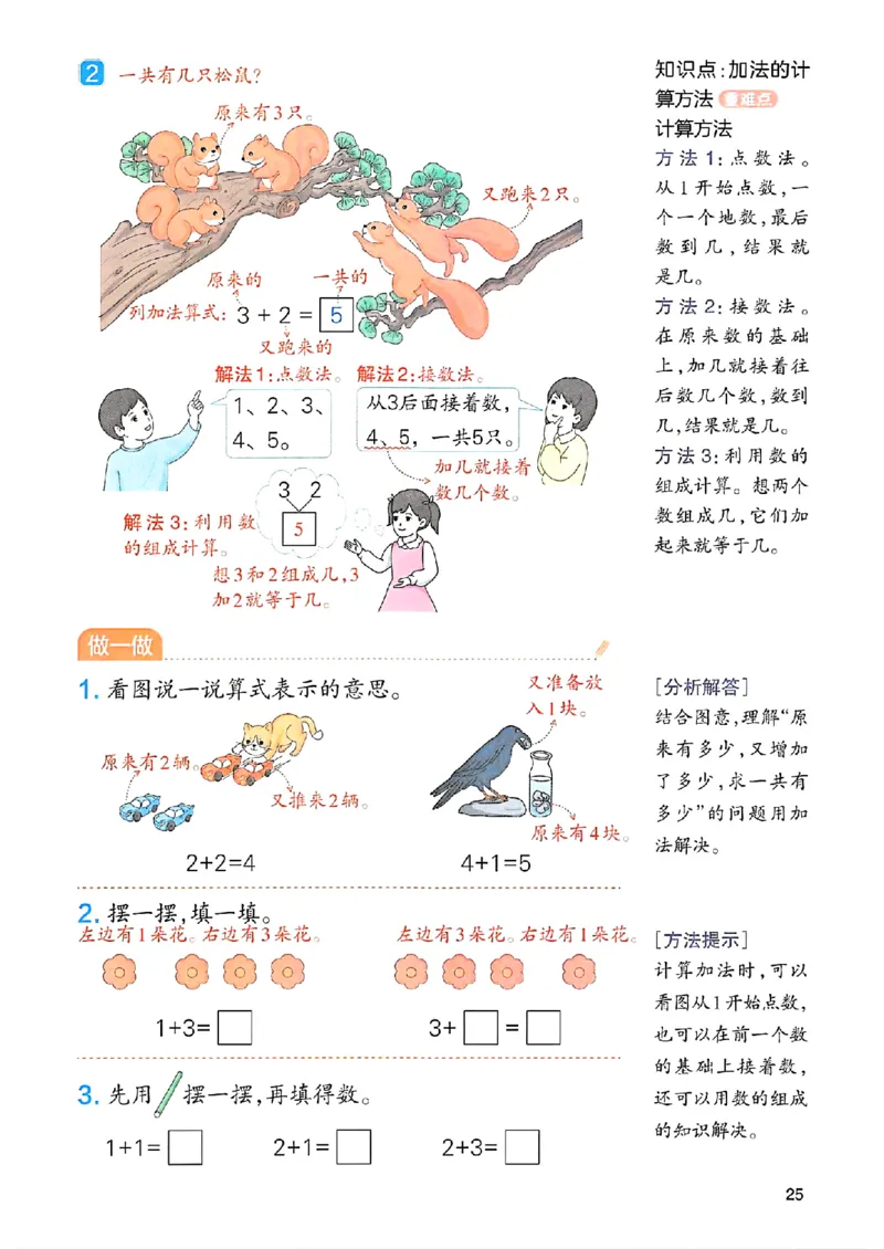 课堂预习笔记数学人教一年级_25秋《一本预习笔记》语数外，人教，北师1-6上_25秋《一本预习笔记》数学人教版1-6_一年级预习笔记数学人教