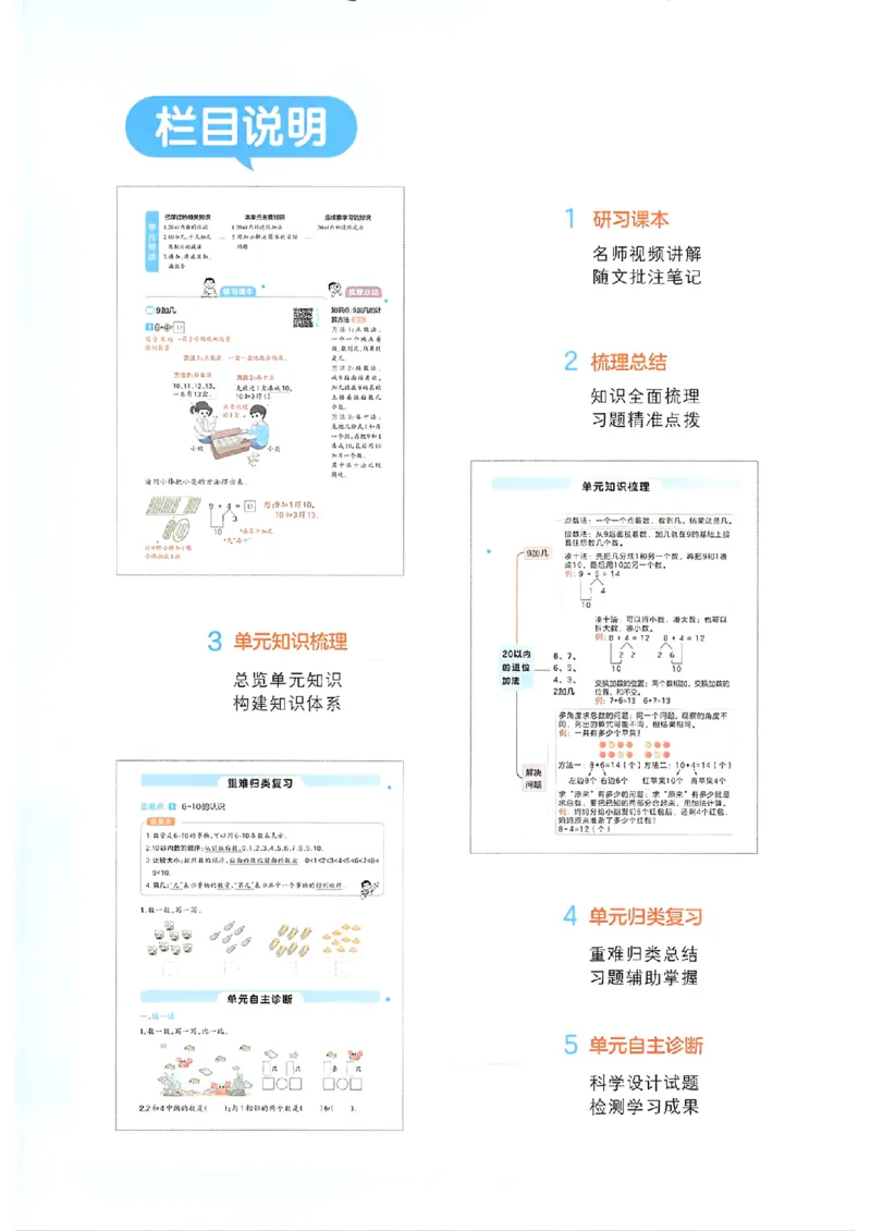 课堂预习笔记数学人教一年级_25秋《一本预习笔记》语数外，人教，北师1-6上_25秋《一本预习笔记》数学人教版1-6_一年级预习笔记数学人教