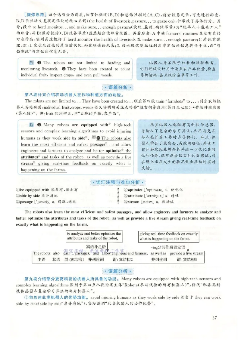 2018.12英语六级仔细阅读解析第1套_六级_六级仔细阅读_旧英语六级仔细阅读_六级仔细阅读真题解析