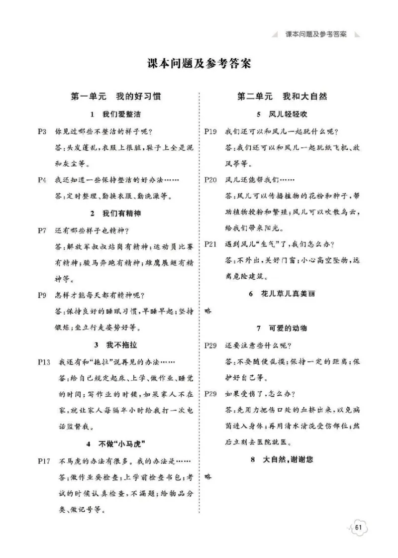 课本问题及参考答案道法1B_一年级上下册资料_小学一年级学习资料-25年更新版_1-08、小学一年级道德与法治下册_电子课本