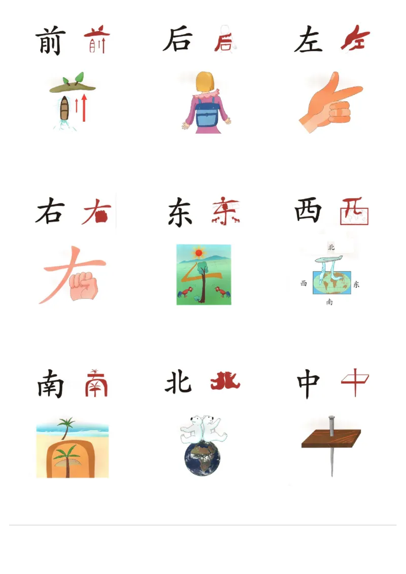 象形文字_一年级上下册资料_小学一年级学习资料-25年更新版_1-00、幼小衔接_幼小衔接识字启蒙篇