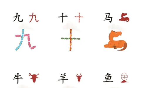 象形文字_一年级上下册资料_小学一年级学习资料-25年更新版_1-00、幼小衔接_幼小衔接识字启蒙篇