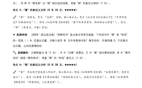 近5年全国各地语文中考意象、画面与意境50个高频考点+30个高频易错点_462026中考语文一轮复习练考点+练专题+练模块_古诗文阅读(意象、画面、意境)