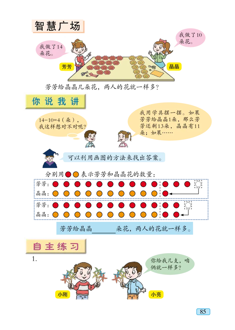 青岛版一年级上册数学PDF电子课本_一年级上下册资料_小学一年级学习资料-25年更新版_1-03、小学一年级数学上册_青岛63制_08、电子教材