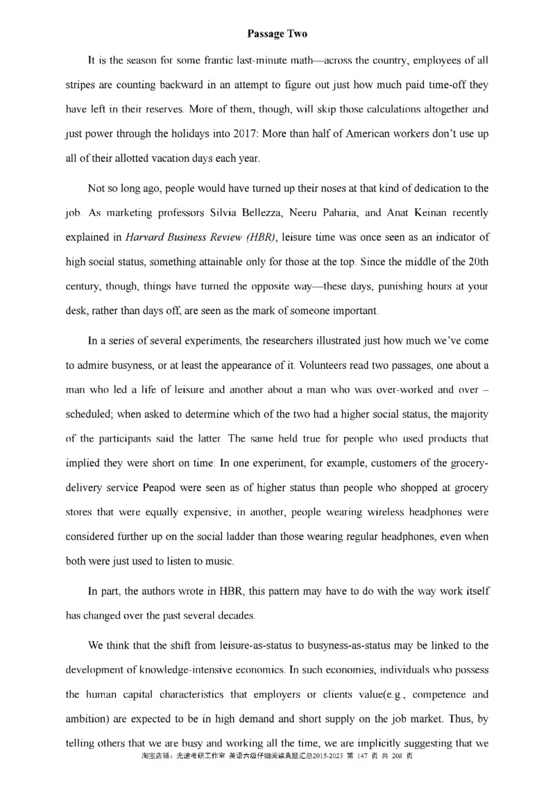 六级仔细阅读真题2015-2023_六级_六级仔细阅读_旧英语六级仔细阅读