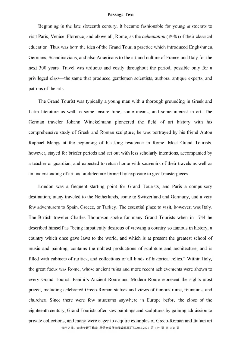 六级仔细阅读真题2015-2023_六级_六级仔细阅读_旧英语六级仔细阅读