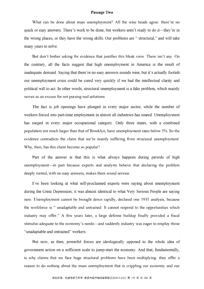 六级仔细阅读真题2015-2023_六级_六级仔细阅读_旧英语六级仔细阅读