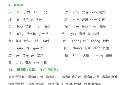 日积月累词语分类知识点_一年级上下册资料_一年级上语数英上下册学习资料_3-6-2、小学一年级语文下册_统编、部编、人教（语文全国统一只有一个版）_1、知识点总结_专项-字词句子