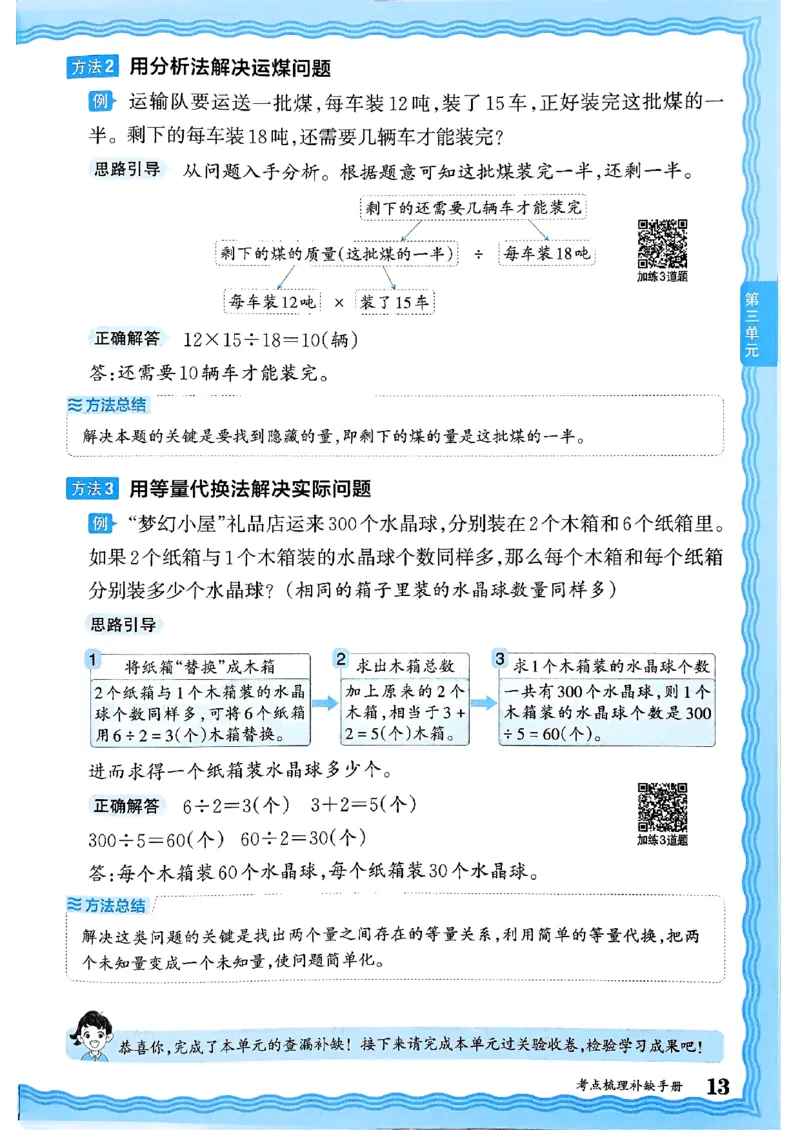 四年级数学上册冀教版25秋《王朝霞考点梳理时习卷》补缺手册_25秋小学语数英习题试卷_数学_冀教版_1-6年级数学上册冀教版25秋《王朝霞考点梳理时习卷》