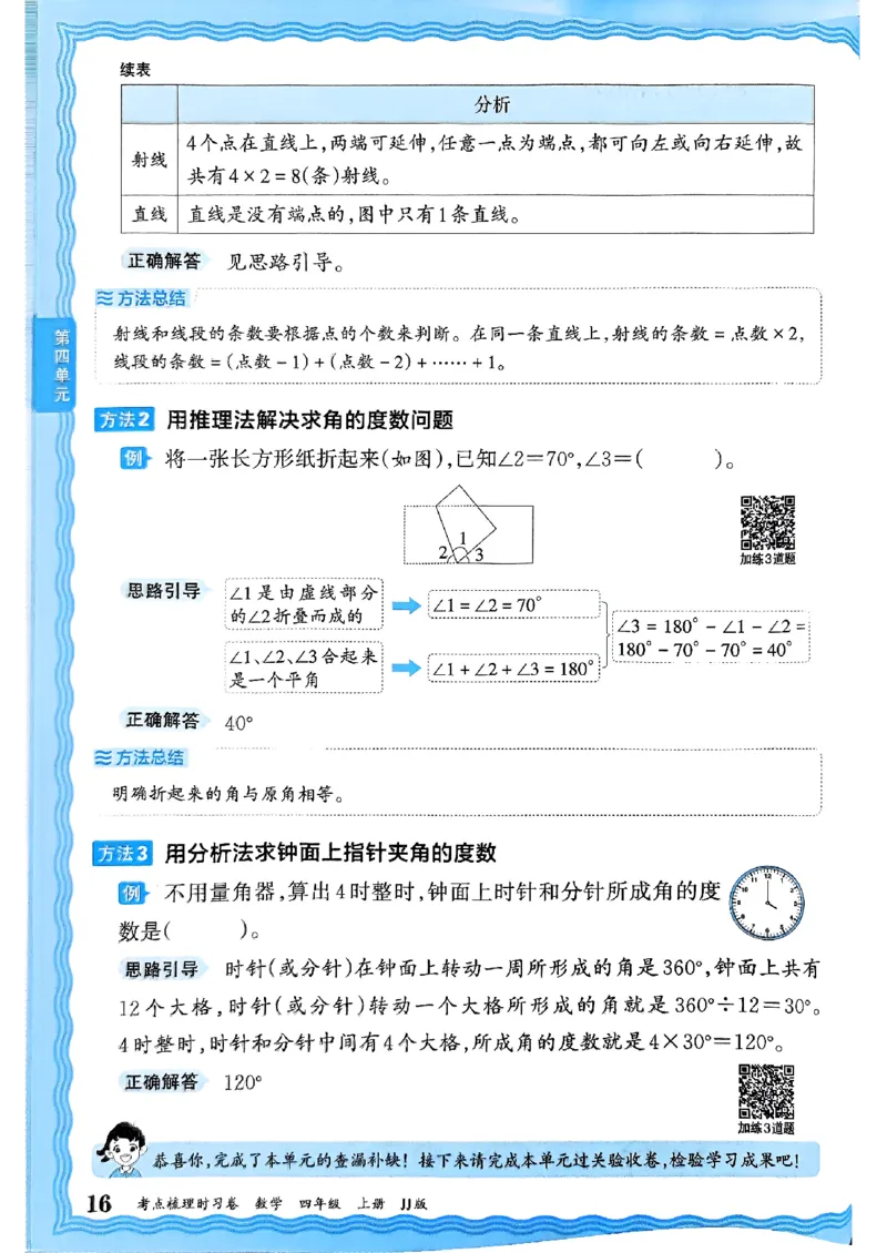 四年级数学上册冀教版25秋《王朝霞考点梳理时习卷》补缺手册_25秋小学语数英习题试卷_数学_冀教版_1-6年级数学上册冀教版25秋《王朝霞考点梳理时习卷》