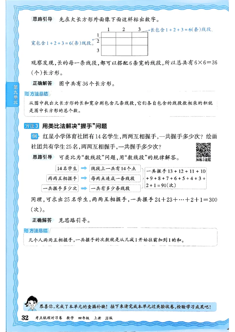 四年级数学上册冀教版25秋《王朝霞考点梳理时习卷》补缺手册_25秋小学语数英习题试卷_数学_冀教版_1-6年级数学上册冀教版25秋《王朝霞考点梳理时习卷》