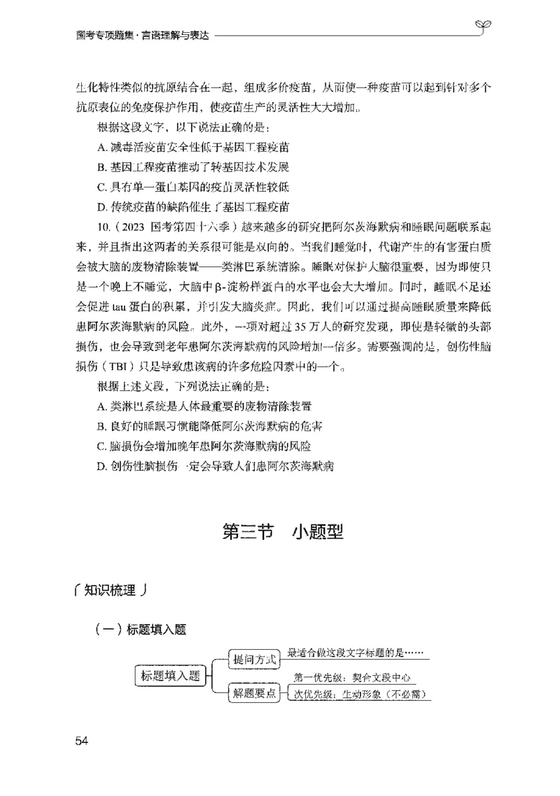 10国考专项题集（言语理解）（2025国考最新版）公众号：上岸的资料_2026考公资料_（10）粉笔_2025粉笔国考省考980（课＋笔记）_粉笔980（25多省）_02025国考粉笔980系统班_课下刷题8本