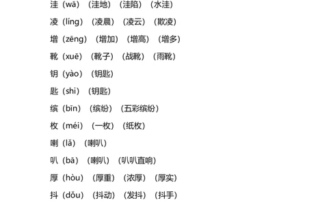 部编版语文三年级上册第二单元知识要点归纳_三年级上下册资料_小学三年级学习资料-25年更新版_3-01、小学三年级语文上册_3-1-1、复习、知识点、归纳汇总