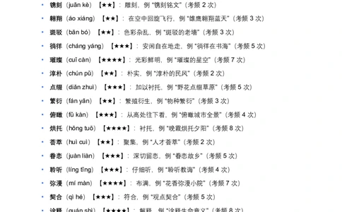 近3年全国各地中考语文词语成语运用：300个中考高频点+200个高频易错点_462026中考语文一轮复习练考点+练专题+练模块_词语成语运用