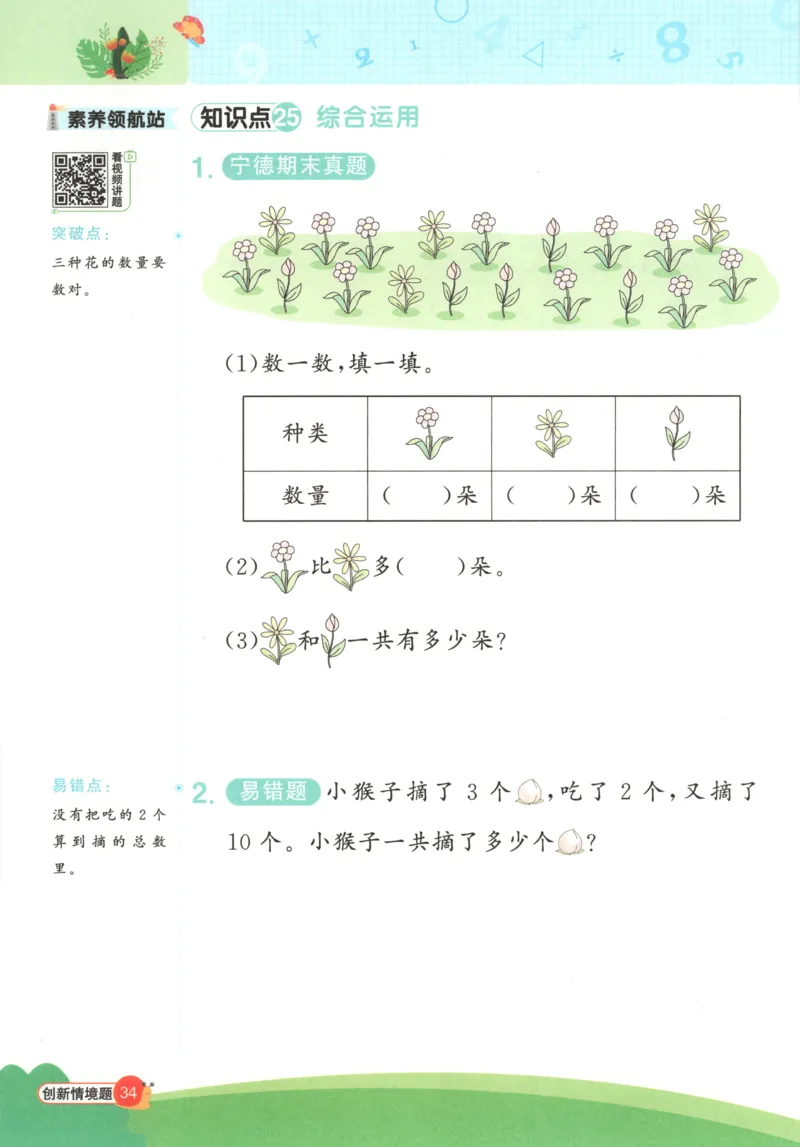 情境题_25秋小学语数英习题试卷_数学_苏教版_阳光同学计算小达人苏教25年上册1-6_阳光同学计算小达人SJ1上