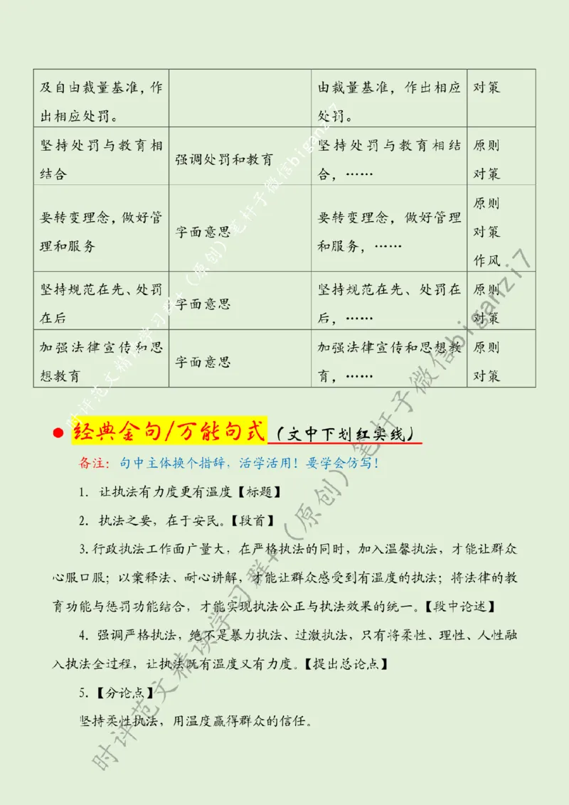 1007---标注绿-让执法有力度更有温度_2026考公资料_（57）申论材料_00、笔杆子晨读材料_2024笔杆子晨读_笔杆子10月时政_1007让执法有力度更有温度话题：行政执法