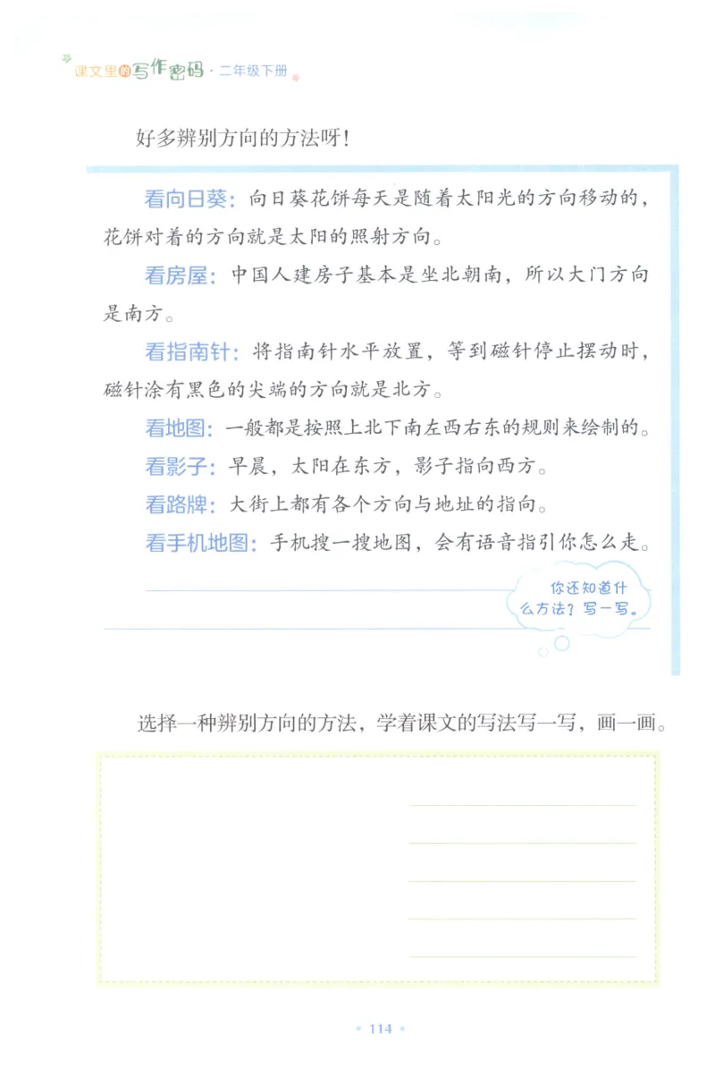 课文里的写作密码二年级下册_二年级上下册资料_小学二年级学习资料-25年更新版_2-02、小学二年级语文下册_2-2-2、练习题、作业、试题、试卷_专项练习_看图写话作文类