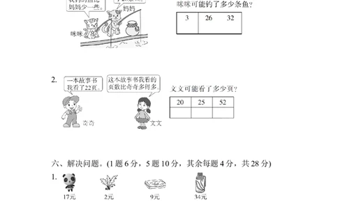 期末测试卷4_新人教版小学数学同步练习题上下册一课一练电子_2023新人教版小学数学1年级下册习题试卷试题（92份）_期末测试卷（8份）