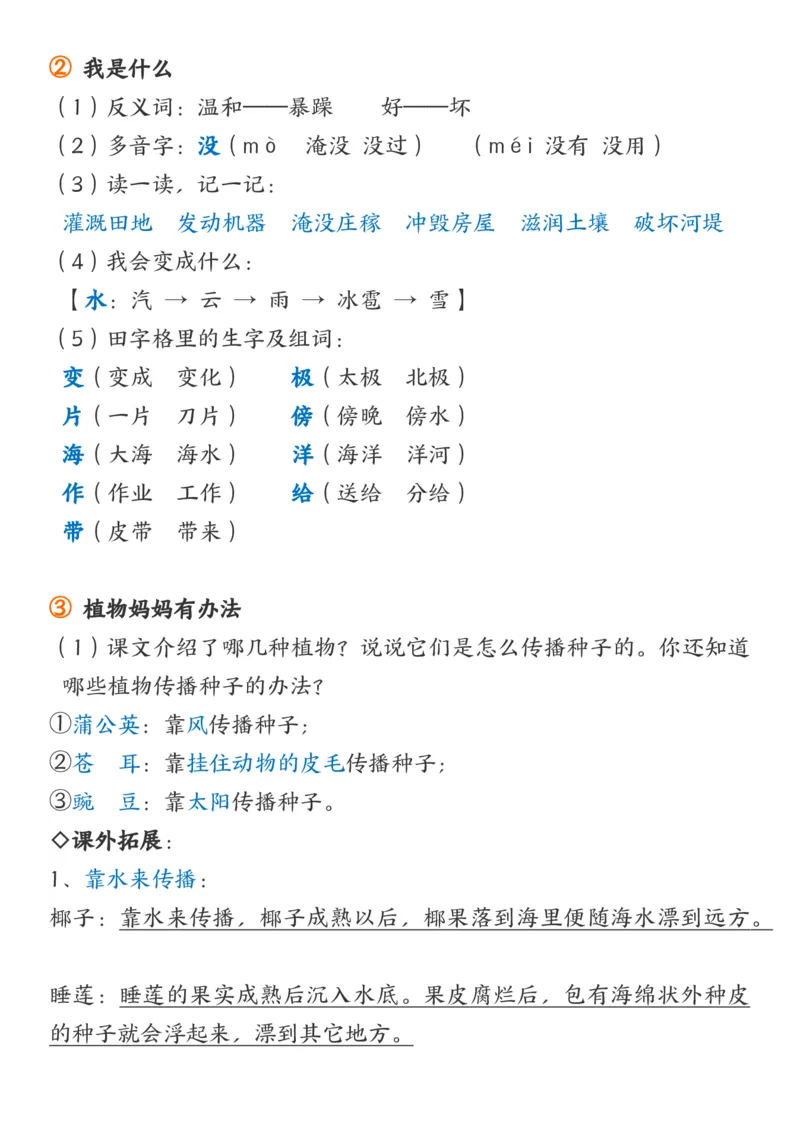 知识点二年级上册语文知识点_二年级上下册资料_小学二年级学习资料-25年更新版_2-01、小学二年级语文上册_2-1-1、复习、知识点、归纳汇总_精品重点知识总汇