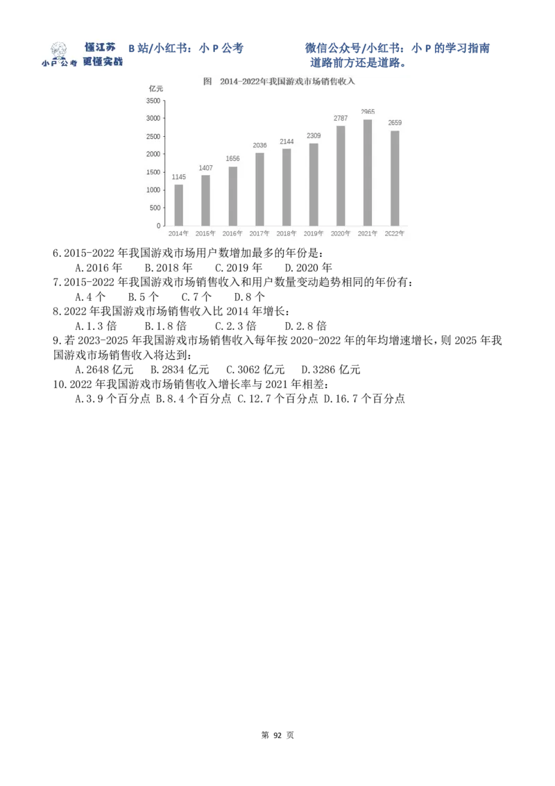 16-24刷题题本（8.19-8.25资料分析真题刷题任务）_2026考公资料_（12）小p公考_2025合集_行测小p公考（P神）公众号：上岸总站_资料分析刷题课（持续更新）_讲义