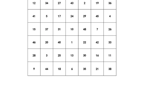 舒尔特7阶训练表-20页_一年级上下册资料_小学一年级学习资料-25年更新版_1-00、幼小衔接_幼小衔接专注力启蒙篇_舒尔特方格-115页_舒尔特7阶训练表（20页）