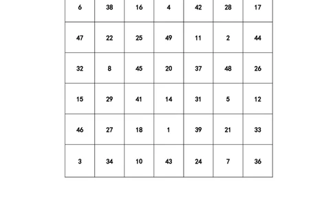 舒尔特7阶训练表-20页_一年级上下册资料_小学一年级学习资料-25年更新版_1-00、幼小衔接_幼小衔接专注力启蒙篇_舒尔特方格-115页_舒尔特7阶训练表（20页）