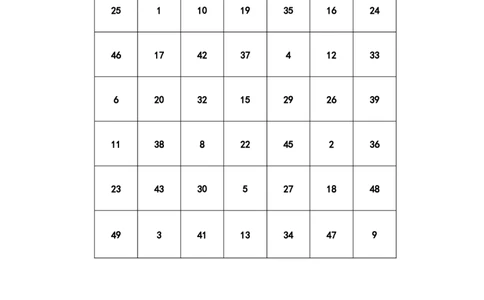 舒尔特7阶训练表-20页_一年级上下册资料_小学一年级学习资料-25年更新版_1-00、幼小衔接_幼小衔接专注力启蒙篇_舒尔特方格-115页_舒尔特7阶训练表（20页）