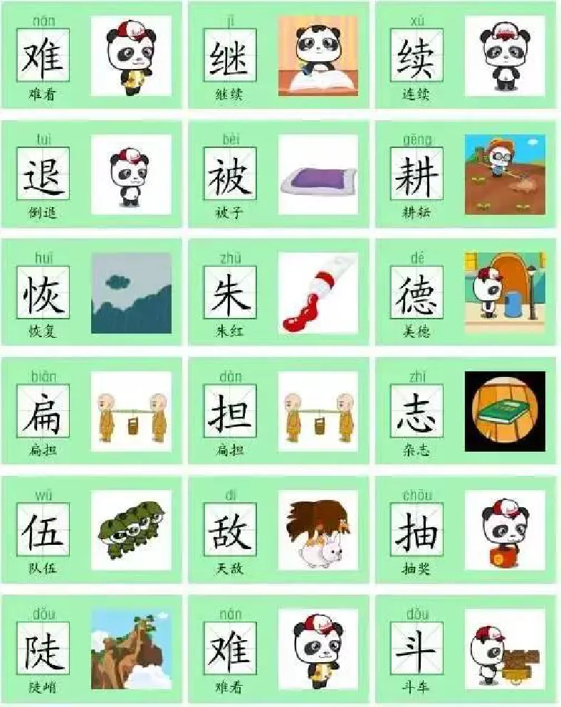 部编版二年级语文上全册识字卡片_二年级上下册资料_小学二年级学习资料-25年更新版_2-01、小学二年级语文上册_2-1-1、复习、知识点、归纳汇总