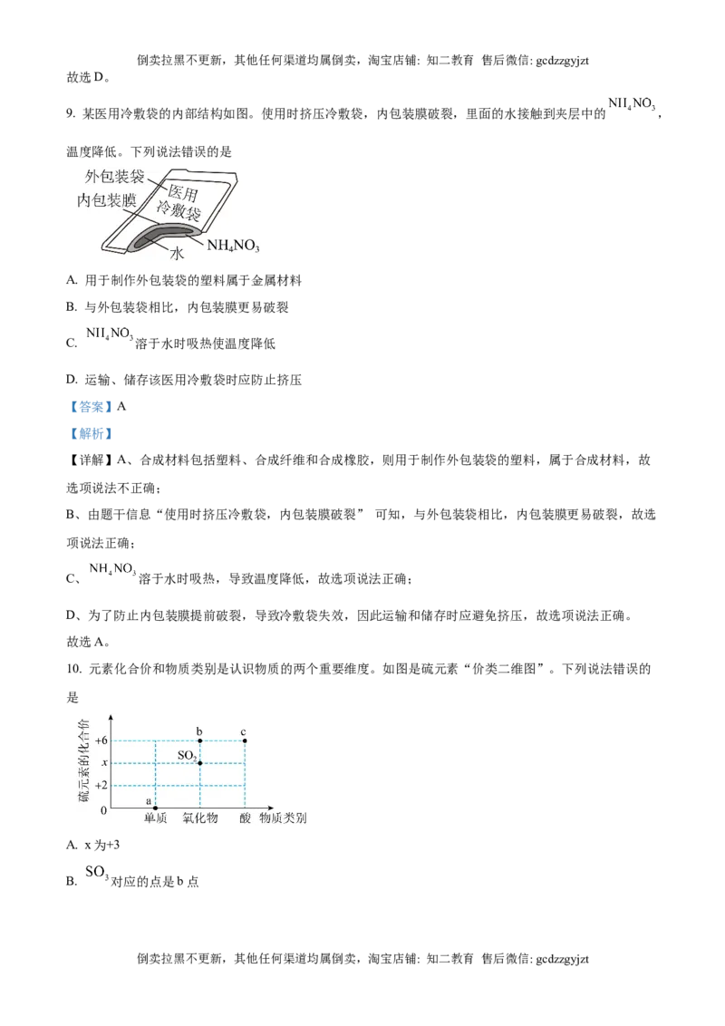 精品解析：2025年吉林省长春市中考化学真题（解析版）_吉林省长春市-历年中考真题_5-吉林省长春市-中考化学（2016-2025）_精品解析：2025年吉林省长春市中考化学真题