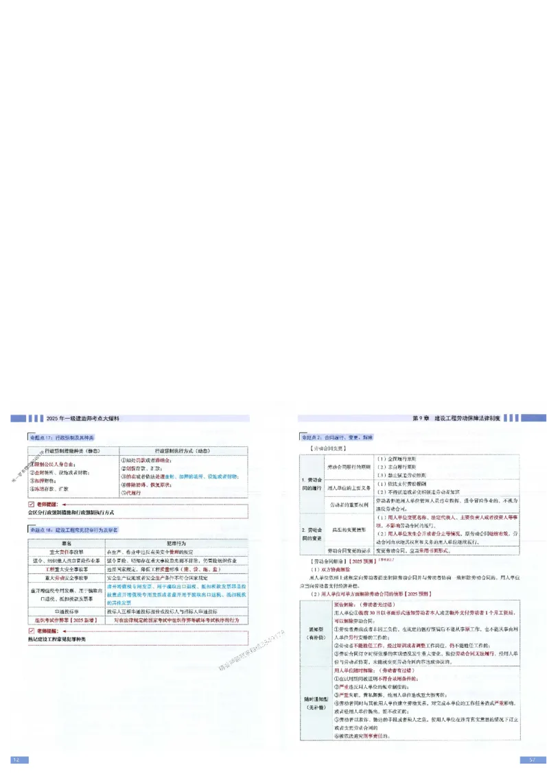 2025年一建-法规-考点大爆料_2026年一级建造师_2026年一建法规_2025年一建法规SVIP_05-考前密训✿央企特训✿机构普押_18-法规《考点大爆料+圈题AB卷》SMR