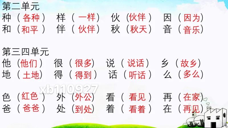 期中复习知识归类_一年级上下册资料_一年级上语数英上下册学习资料_3-6-2、小学一年级语文下册_统编、部编、人教（语文全国统一只有一个版）_1、知识点总结_期末总复习